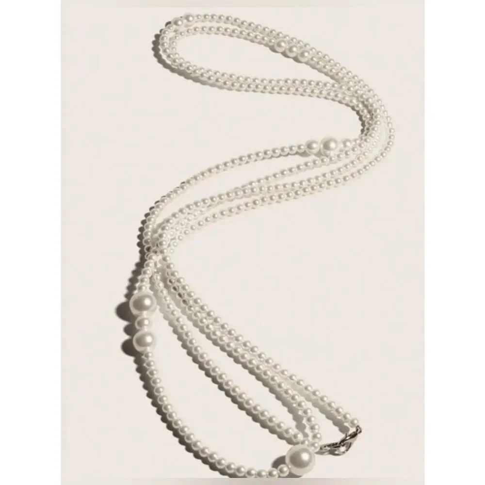 Classic Pearl Multi-Strand Waist Belt A1932